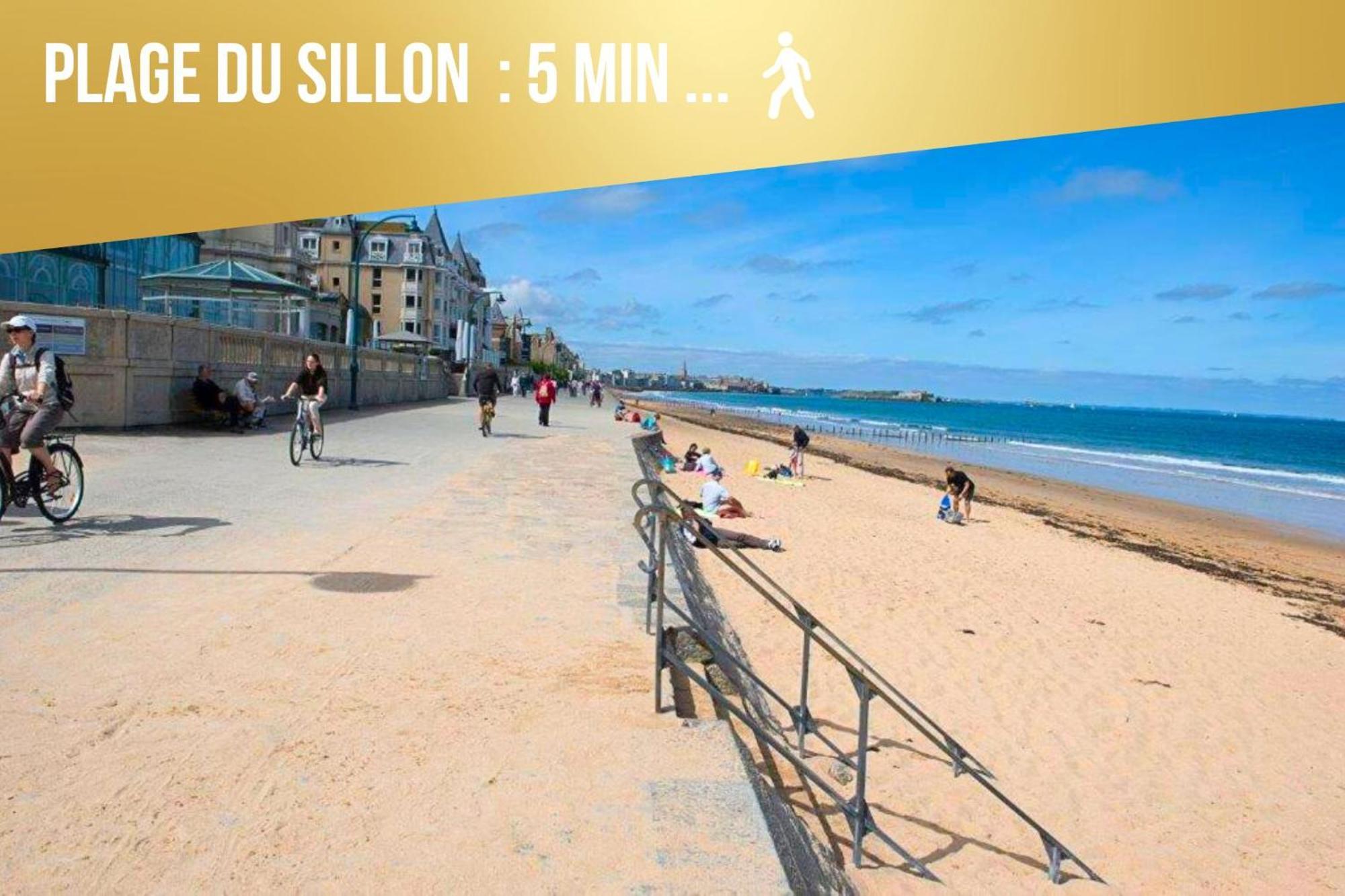 Allen - 2Min De La Plage Du Sillon Et Intra 생말로 외부 사진